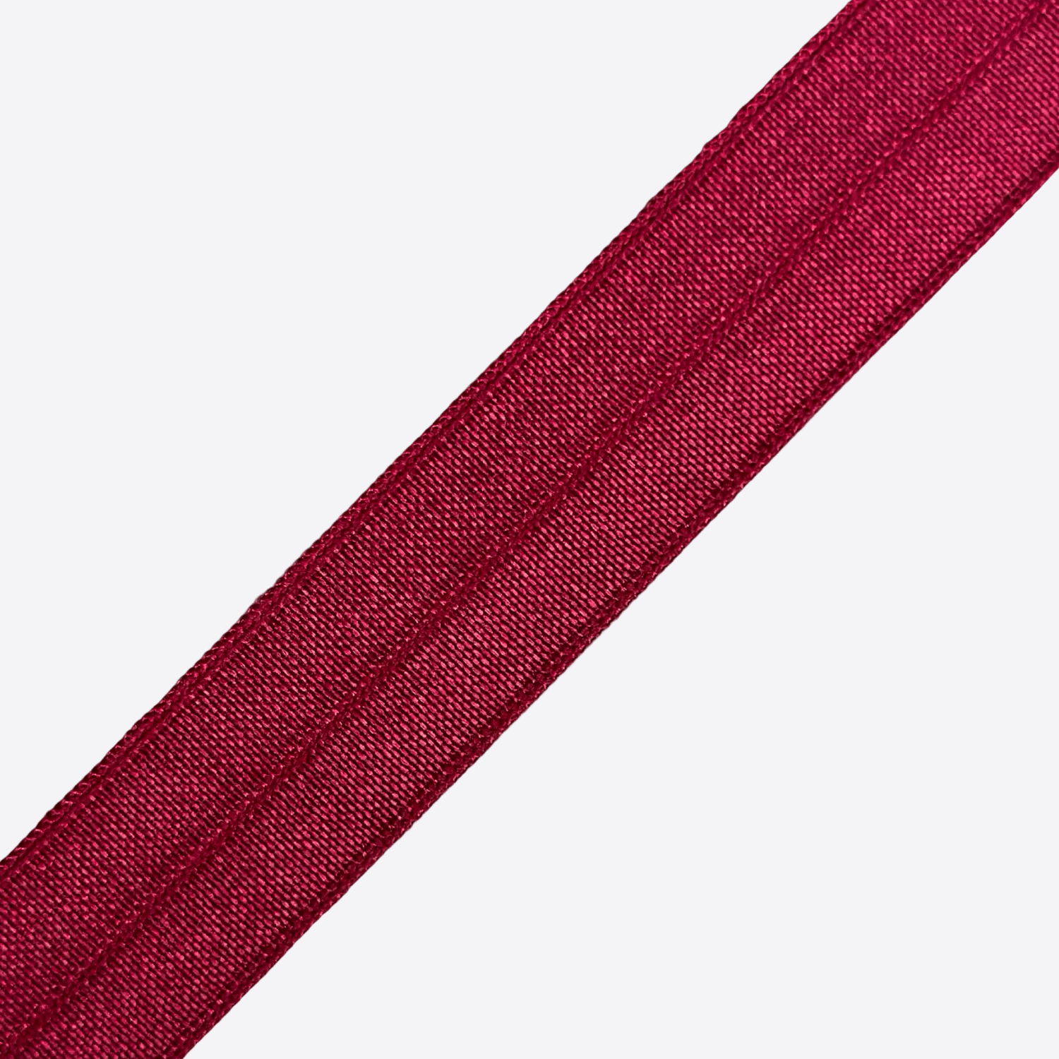 Elastic Fold Over | Lip Elastic 20mm | Maroon Sheen - Ragland Fabrics