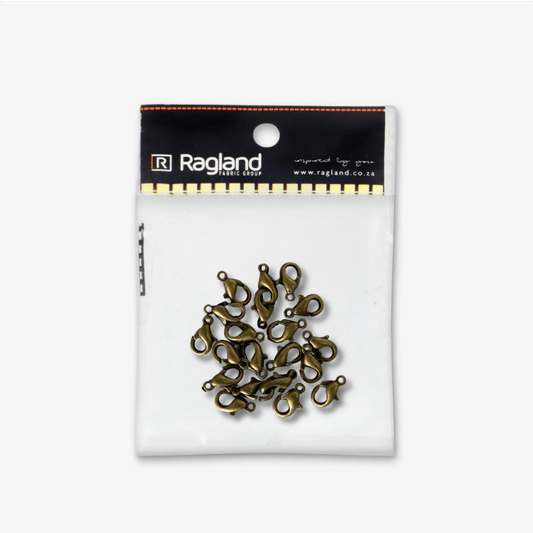 Lobster Clasps | Assorted 10mm - Ragland Fabrics