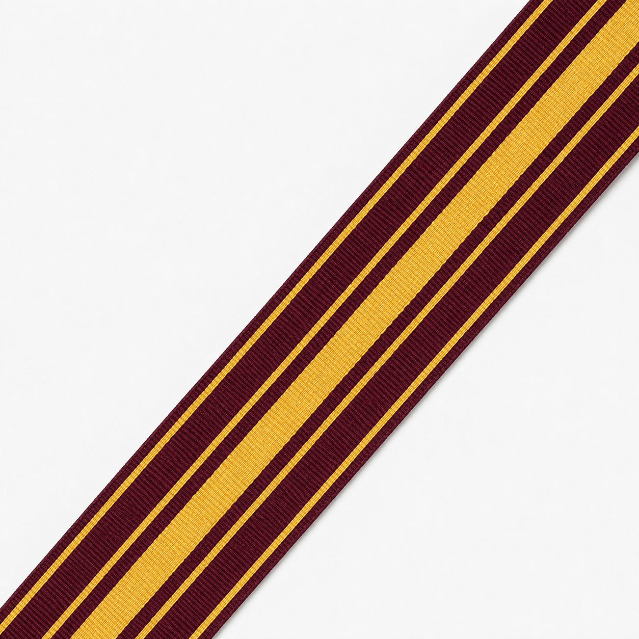 Polyester Tape 38mm Maroon & Gold - Ragland Fabrics