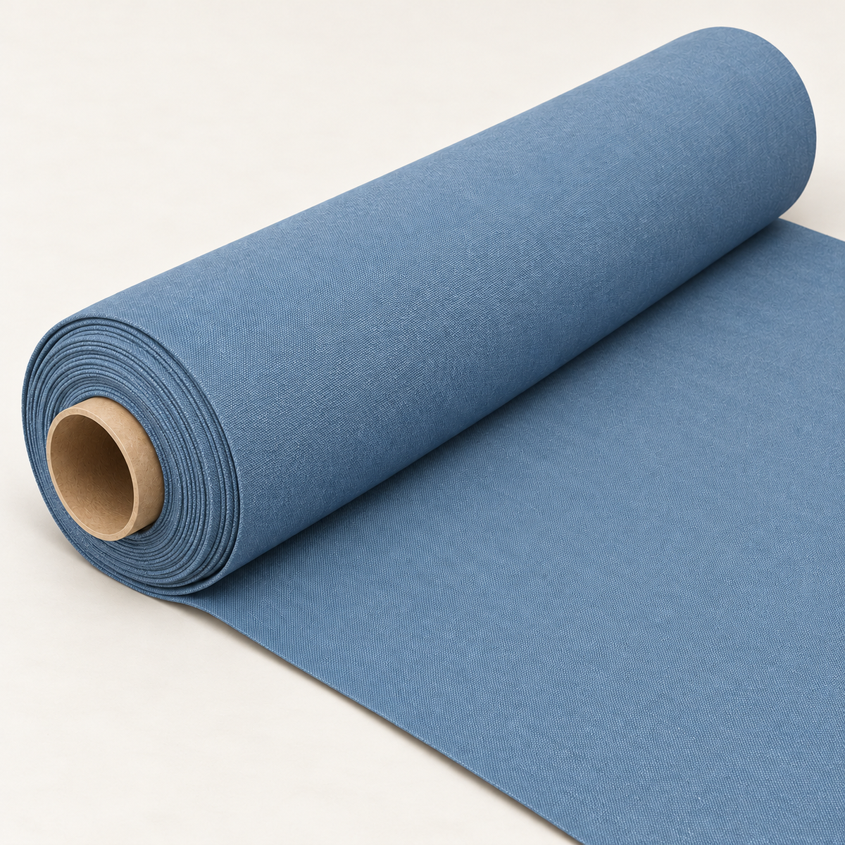 Melvin & Motley Indigo canvas studio roll visualisation on a neutral background