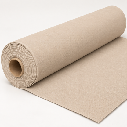 Melvin & Motley Putty canvas - studio fabric roll visualisation