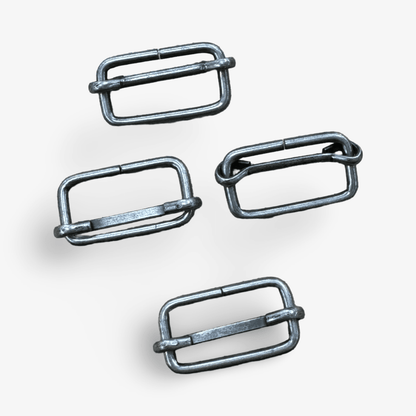Metal Slider/Adjuster 25mm Old Silver - Ragland Fabrics