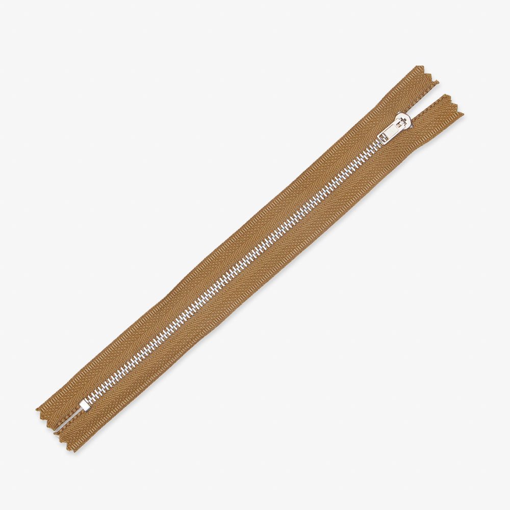Metal Trouser Zips Dijon - 20cm - Ragland Fabrics