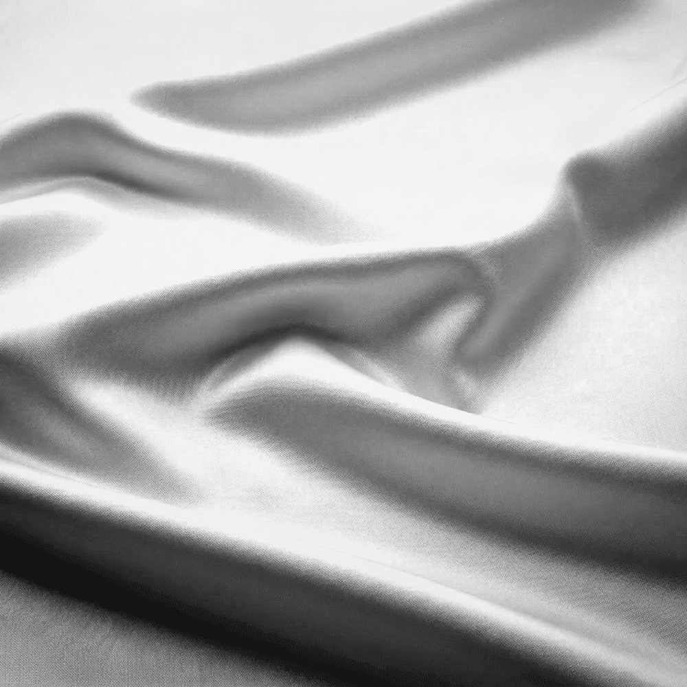Milano Stretch Satin White 2 - Ragland Fabrics