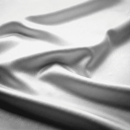 Milano Stretch Satin White 2 - Ragland Fabrics