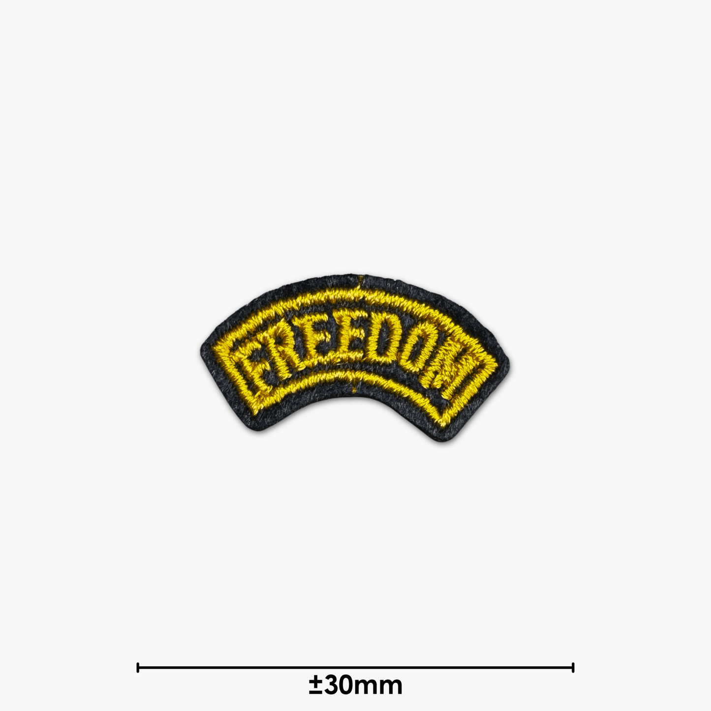 Motif Iron On Badge - Freedom - Ragland Fabrics