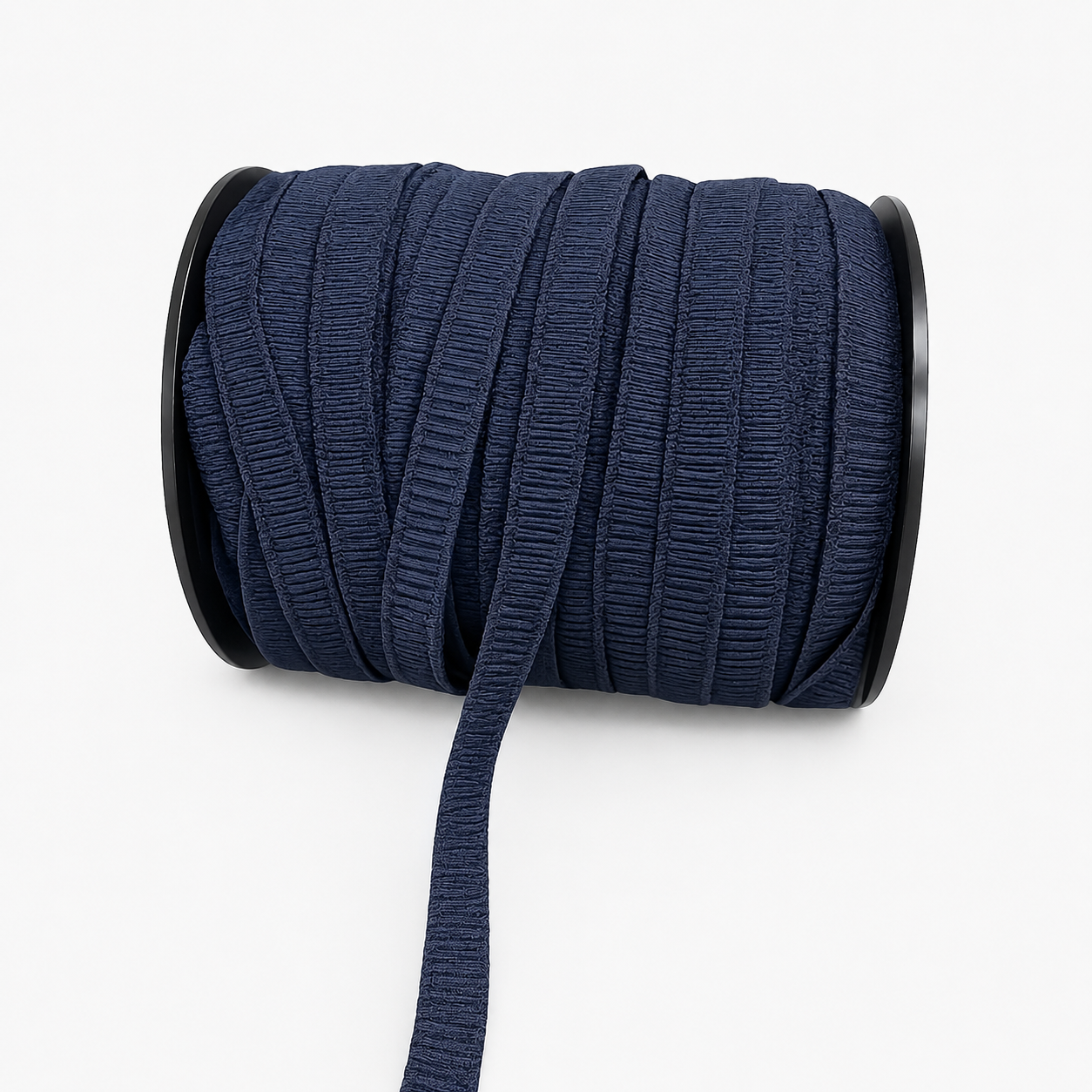 Bra  Elastic 15mm Navy Crimped - Discontinued