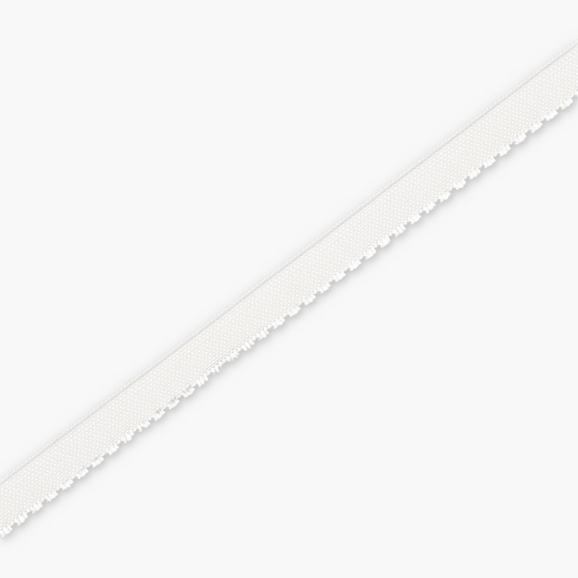 Non - slip Elastic 10mm White - Ragland Fabrics