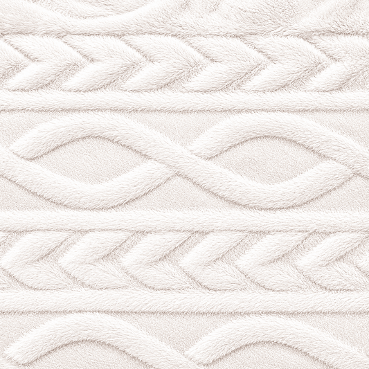 Chain Link Luxury Fur - Off White - Ragland Fabrics