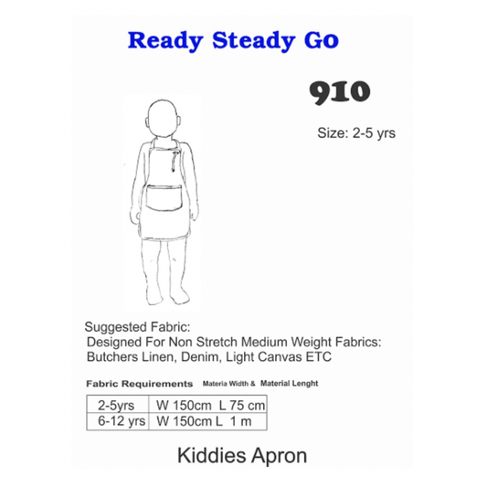 Pattern | Kiddies Apron 910 - Ragland Fabrics