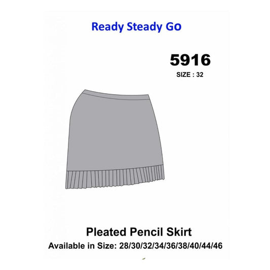 Pattern | Pleated Pencil Skirt 5916 - Ragland Fabrics