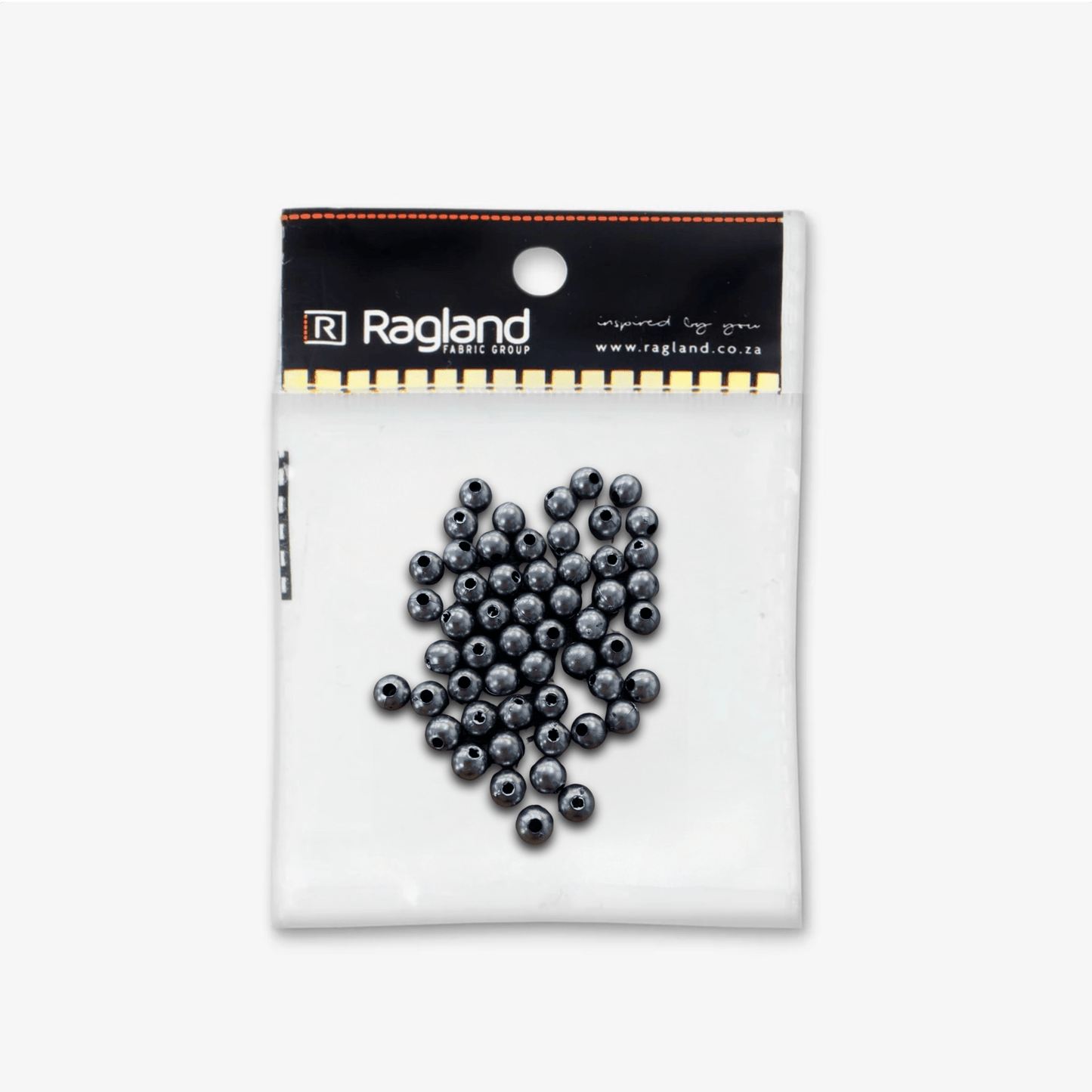 Pearl Beads 6mm | Gunmetal - Ragland Fabrics