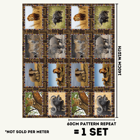 Place Mats South Africa Big 5 - Ragland Fabrics