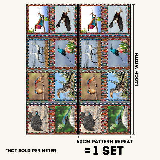 Place Mats South Africa Birds - Ragland Fabrics