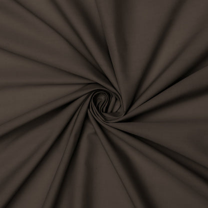 Plain Polycotton 115cm Chocolate Brown 20* - Ragland Fabrics