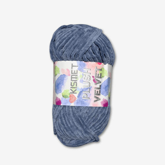 Plush Velvet Indigo Blue Col.47 - Ragland Fabrics