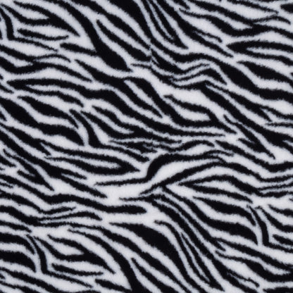 Fur White Tiger Print - Ragland Fabrics