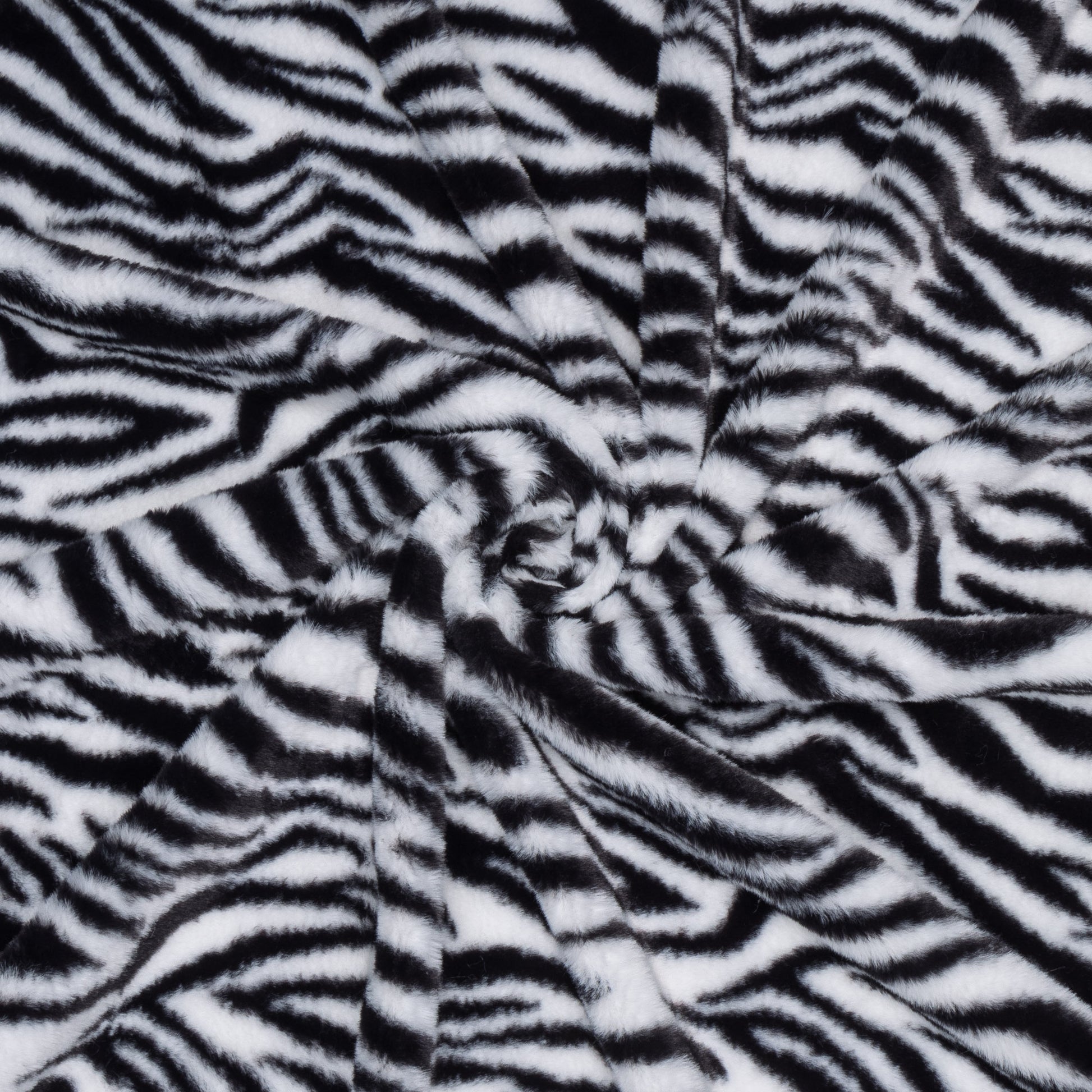 Fur White Tiger Print - Ragland Fabrics
