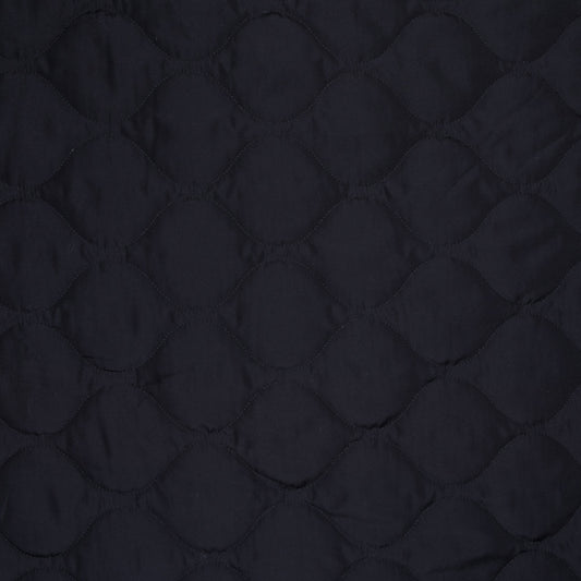 Quilted Jacket Material Black - Ragland Fabrics