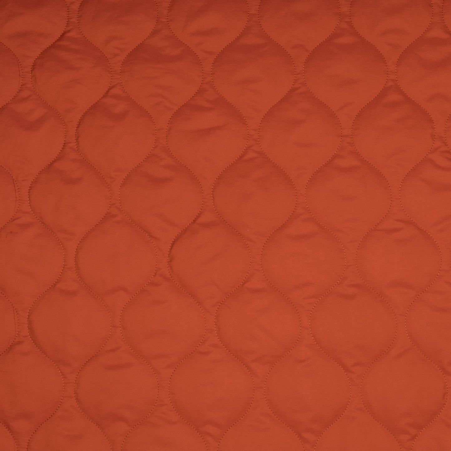 Quilted Jacket Material Orange - Ragland Fabrics