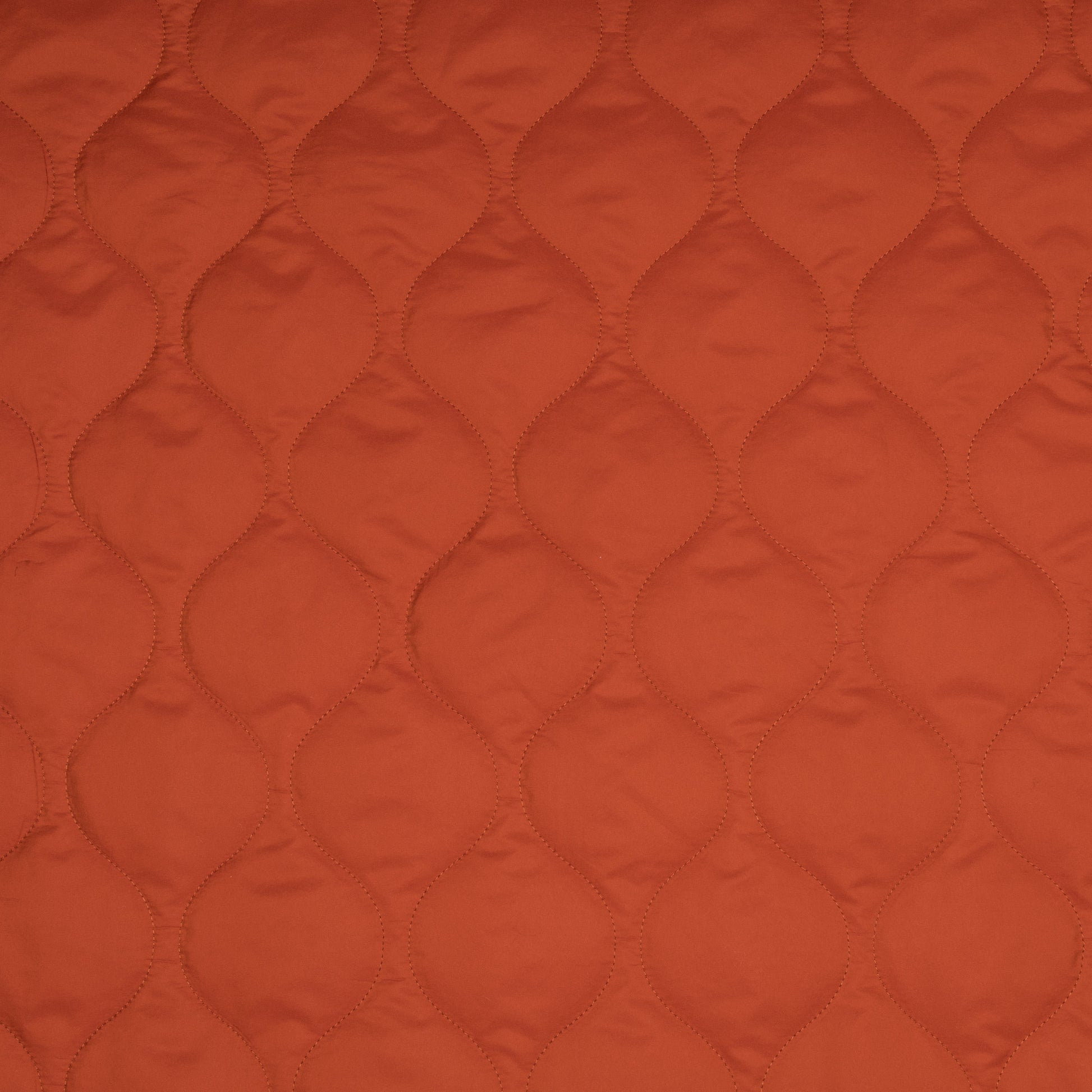 Quilted Jacket Material Orange - Ragland Fabrics