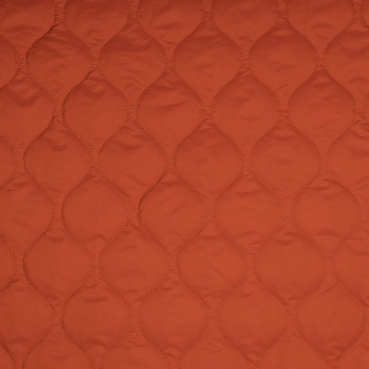 Quilted Jacket Material Orange - Ragland Fabrics