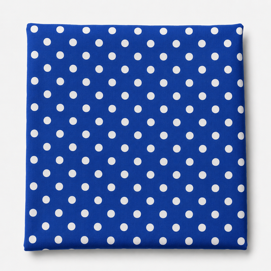 Last Of The Bests | 3.9m x 1.4m Blue & White Polka Dots