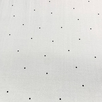 Poly Spandex Knit - Black Spot - Ragland Fabrics