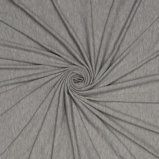 Poly Spandex Knit Melange Grey - Ragland Fabrics