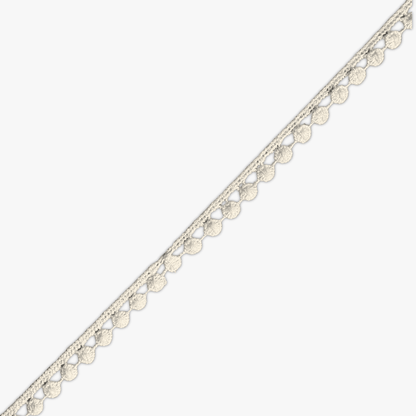 Pom Pom Lace 12mm | Cream (Per Met) - Ragland Fabrics
