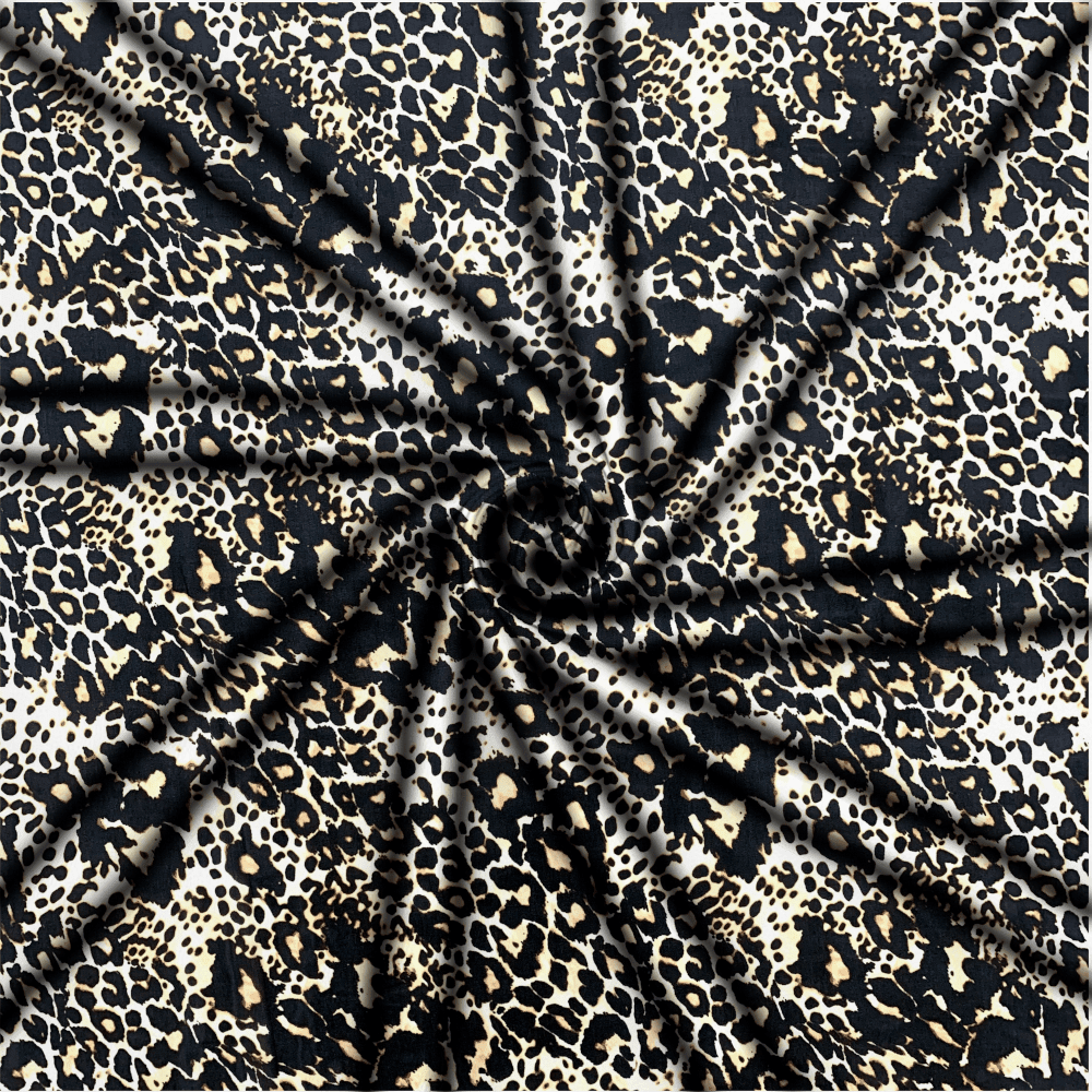 Printed Chiffon Leopard Print - Ragland Fabrics