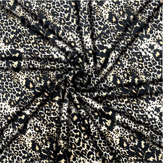 Printed Chiffon Leopard Print - Ragland Fabrics