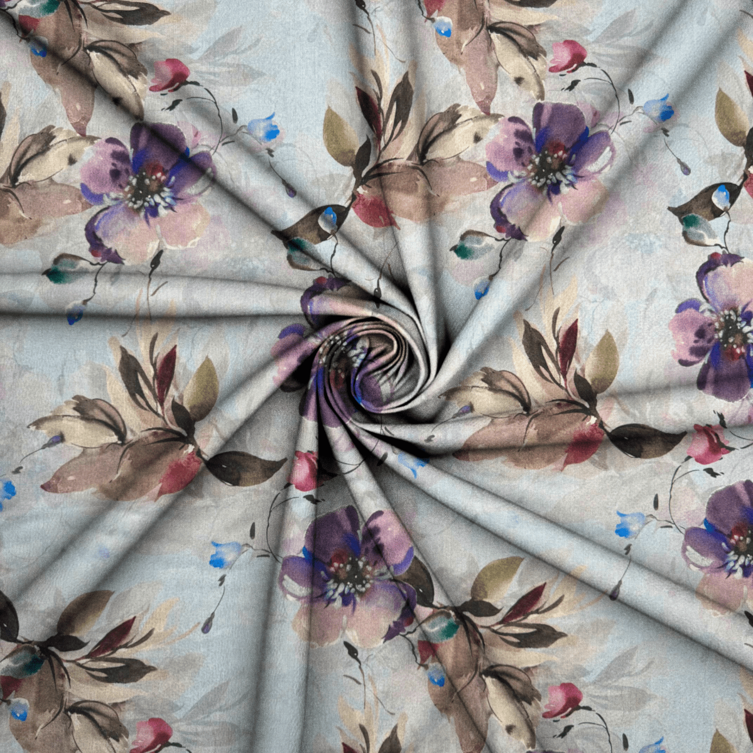 Printed Linen Blend Des.E - Ragland Fabrics