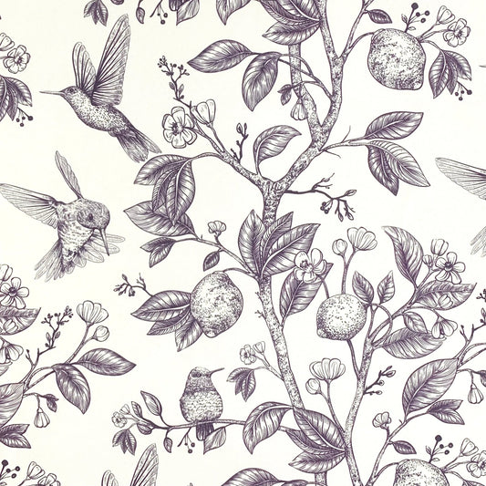 Printed Mini Matt Lemon Blossom - Ragland Fabrics