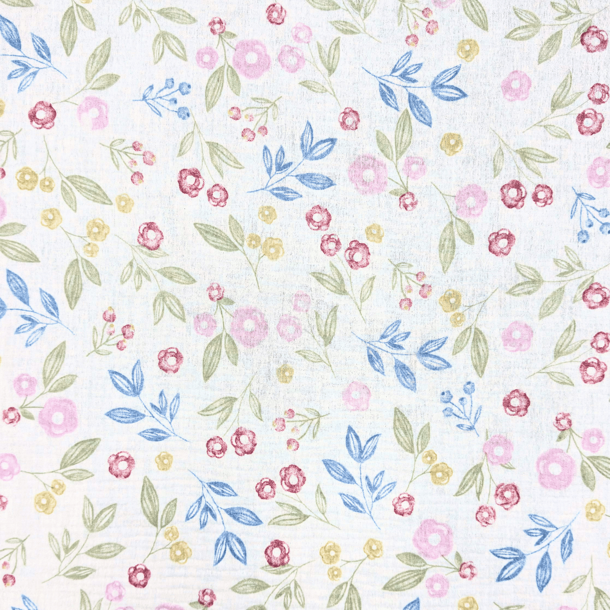 Printed Muslin Flower - Ragland Fabrics