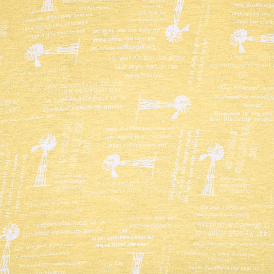Printed Poly Cotton 140cm Windmills - Ragland Fabrics