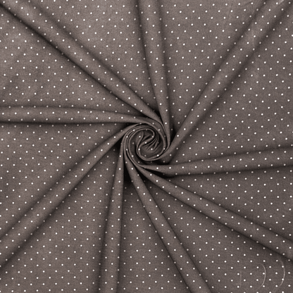 Printed Poly Cotton Quilty Brown - Ragland Fabrics