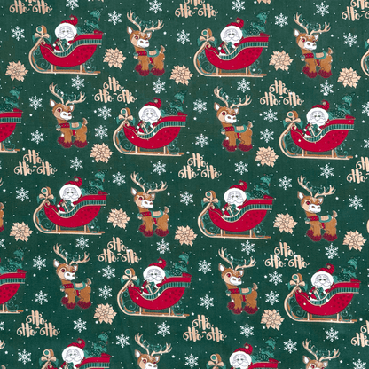 Printed Poly Cotton Slay Green 115cm - Ragland Fabrics