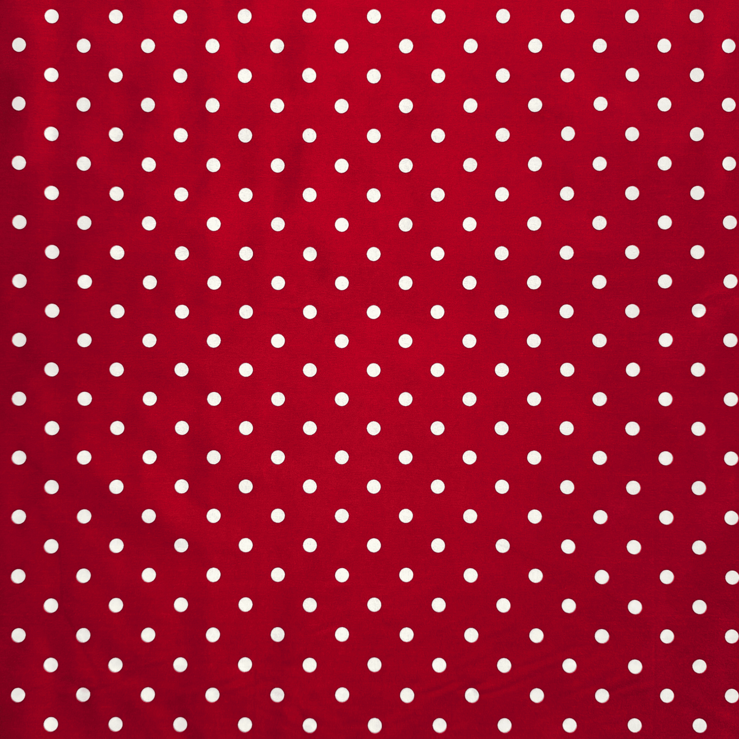 Printed Poly Cotton Spotty Red - Ragland Fabrics