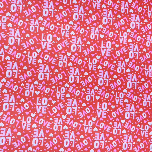 Printed Satin | Sweetheart - Ragland Fabrics