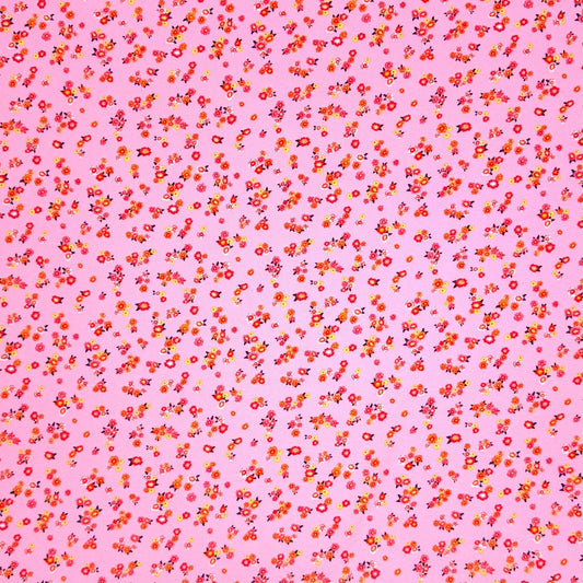 Printed Skinz Floral Pink - Ragland Fabrics