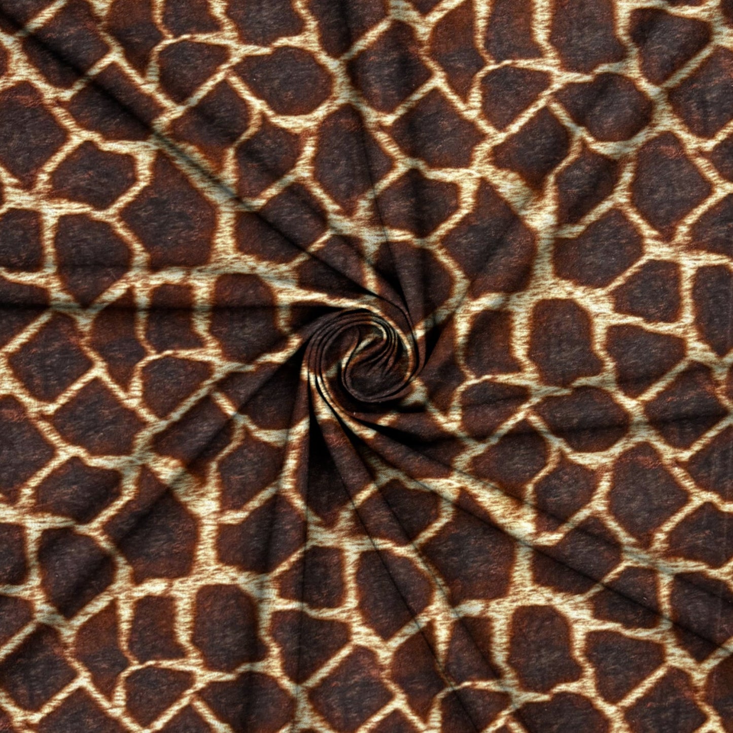 Printed Velvet Giraffe Skin - Ragland Fabrics