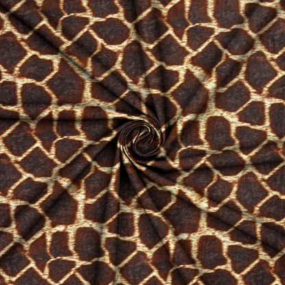 Printed Velvet Giraffe Skin - Ragland Fabrics