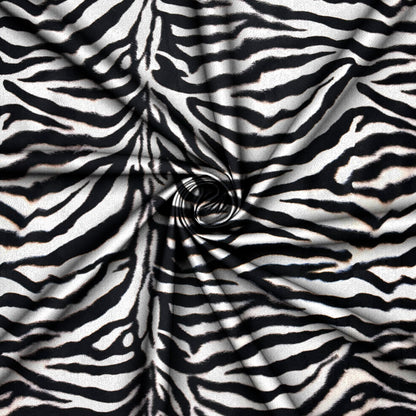 Printed Velvet Zebra Skin - Ragland Fabrics