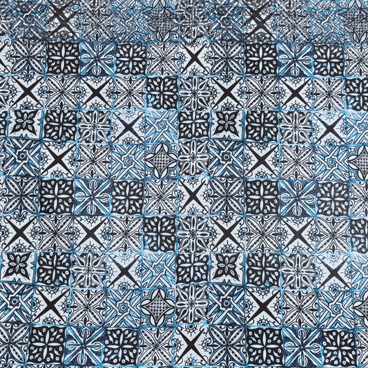 Printed Vinyl Lisbon - Ragland Fabrics