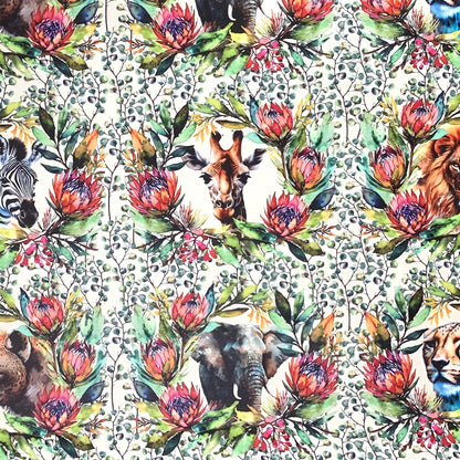 Printed Vinyl SA Wild Animals - Ragland Fabrics