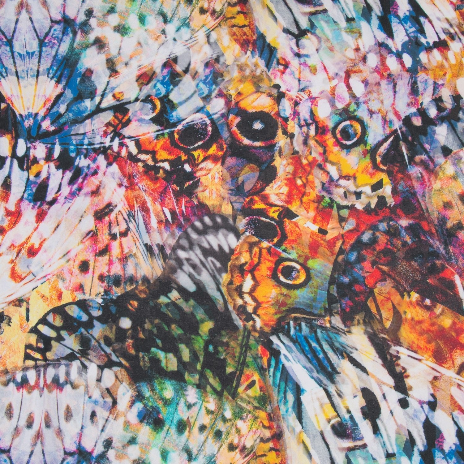 Printed Chiffon Multi - Ragland Fabrics