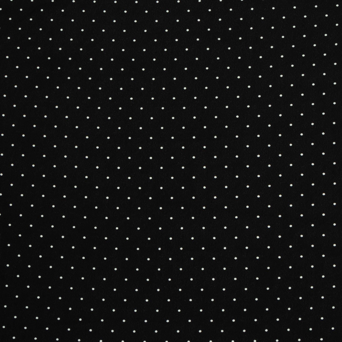 Printed Georgette Black / White Dot - Ragland Fabrics