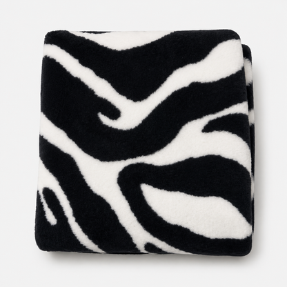 Last Of The Bests | 1.M x 1.4M Mongolian Fleece Zebra