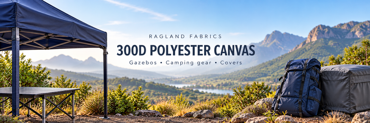 Ragland Fabrics 300D Polyester Canvas for gazebos, camping gear and covers